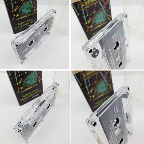 Agent Steel Unstoppable Force Cassette Tape Thrash Metal 1987 Combat Tested - Picture 7 of 9